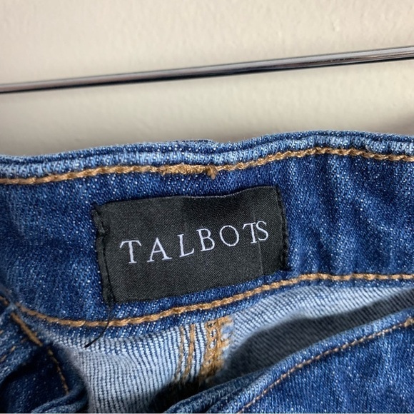 [Talbots] Women's Denim Modern Ankle Jeans Mid Rise Straight Leg Jeans - Picture 3 of 7